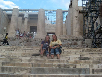 DeMaio and Lee in Athens