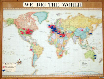 We dig the world