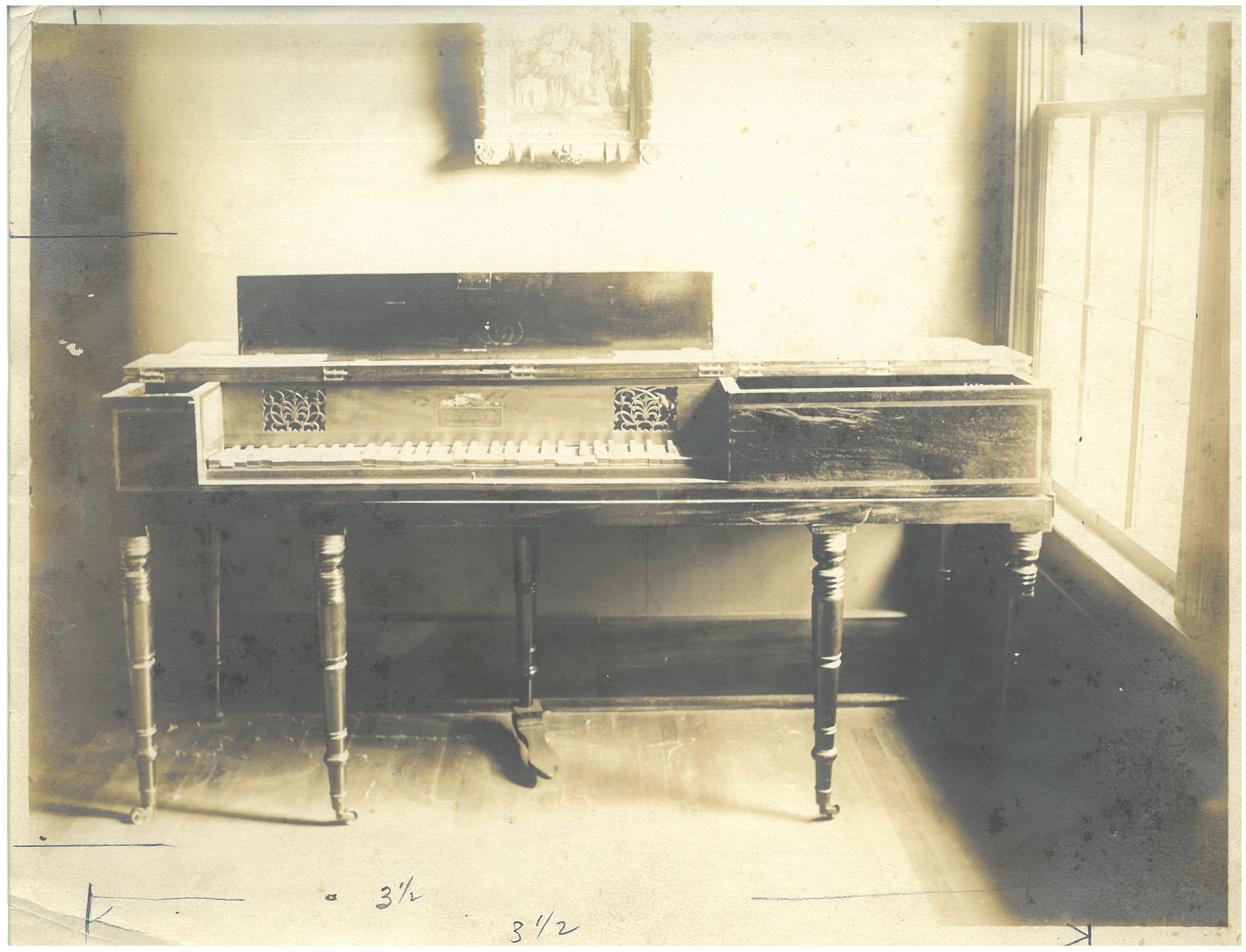 Piano owned by Virginia Dupalais