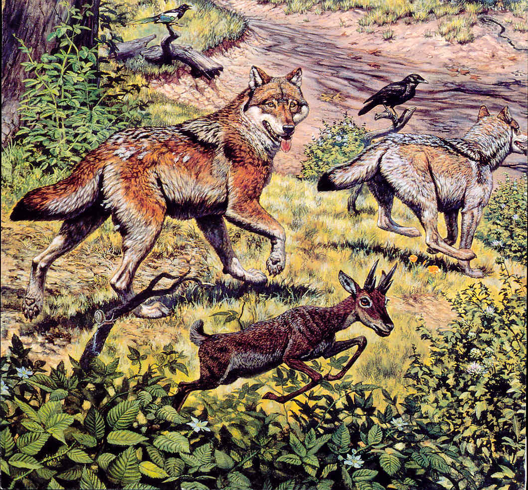 Mural of La Brea Tar Pits