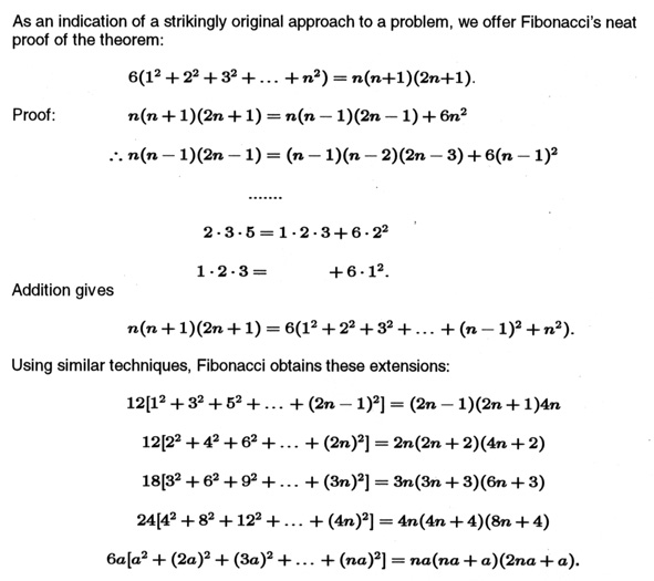 Who solved the Fibonacci sequence?